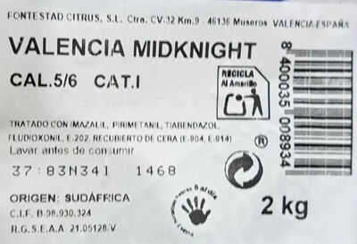 Naranja Fontestad malla 2kg