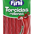 Regaliz Fini 125g torcidas rellenas con zumo de fruta