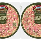 Pizza Casa Tarradellas pack 2 jamon y queso