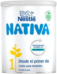 Leche infantil en polvo Nativa 1 Nestlé 800g