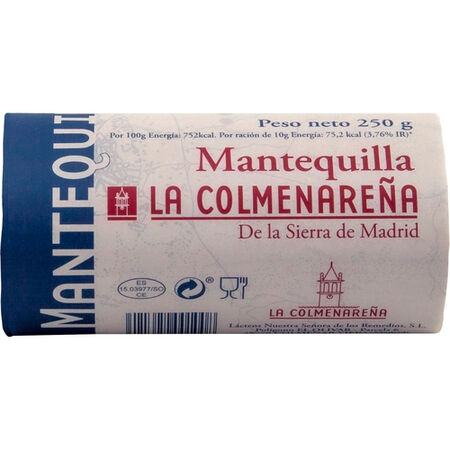 Mantequilla La Colmenareña 250g rulo
