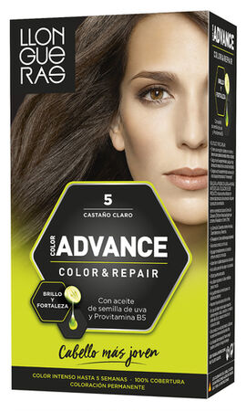 Tinte de cabello Llongueras Color Advance nº 5 castaño claro