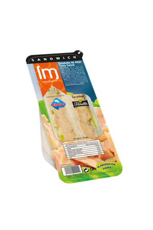 Sandwich maxi lm 250g con atún-huevo y lechuga
