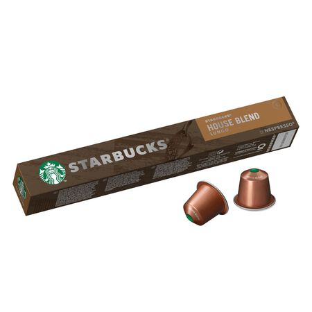 Café house blend lungo intensidad 8 Starbucks 10 cáps