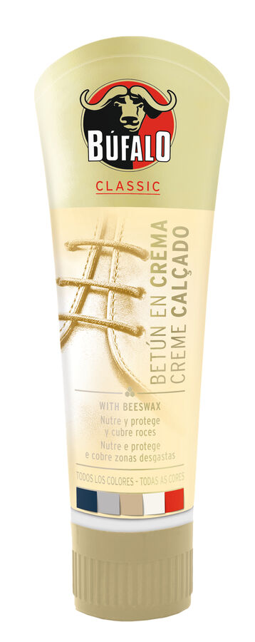Tubo de betún crema Búfalo incoloro 50 ml