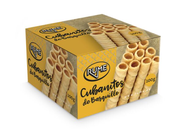 Barquillo cubanito Rume 100g