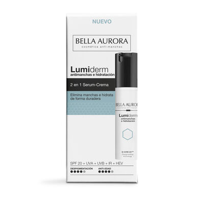 S&eacute;rum facial luminosidad con acci&oacute;n antimanchas e hidratante Bella Aurora 30ml