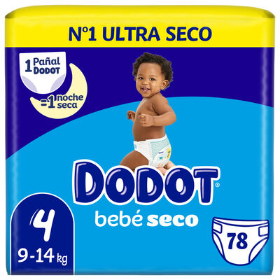 Pa&ntilde;al Dodot talla 4 78 uds
