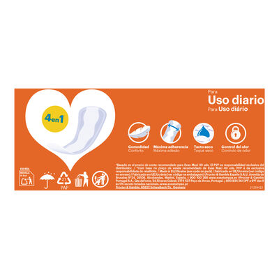 Salvaslip maxi evax 50+22 unidades