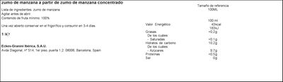 Zumo de manzana Granini 1l 100% fruta