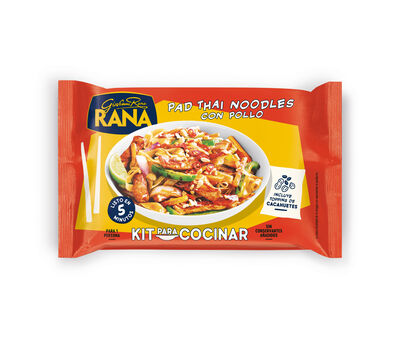 Pasta fresca noodles pad thai con pollo Rana 400g