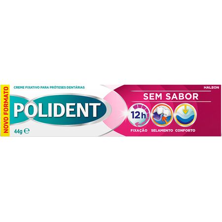 Crema fijadora para Prótesis Dentales Polident 44G Fijación Fuerte Sin Sabor