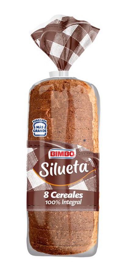 Pan molde integral con 8 cereales Bimbo 650 g