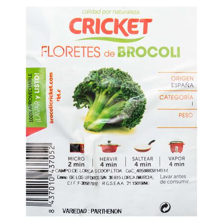 Floretes de brócoli 400g