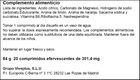 Suplemento de magnesio con vitamina b6 Vive+ 20 unidades
