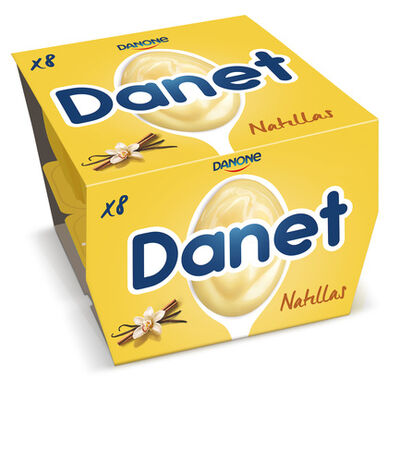 Natillas Danet pack 8 vainilla 8 ud