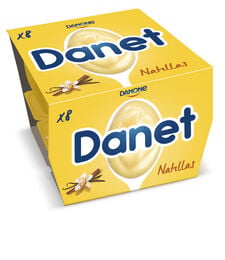 Natillas Danet pack 8 vainilla 8 ud