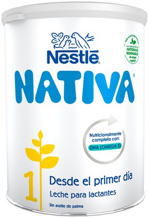 Leche infantil en polvo Nativa 1 Nestlé 800g