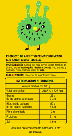 Palomitas Alipende 90g con mantequilla