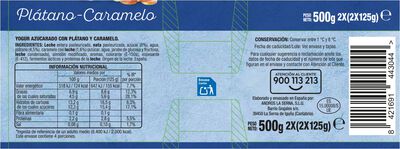 Yogur estilo griego Alipende pack 4 pl&aacute;tano y caramelo