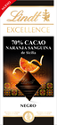 Chocolate negro 70% cacao y naranja sanguina de Sicilia Lindt 100g