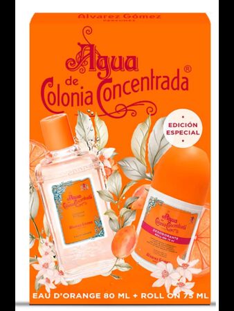Estuche de Agua Concentrada Orange 80ML + Desodorante Álvarez Gómez