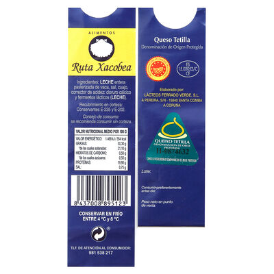 Queso denominaci&oacute;n de origen tetilla Ruta Xacobea