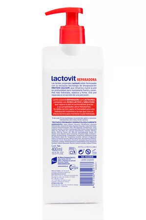Body milk Lactovit lactourea 400ml reparador para piel seca