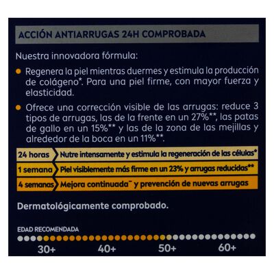 Crema facial de noche Nivea Q10 50ml power antiarrugas piel normal
