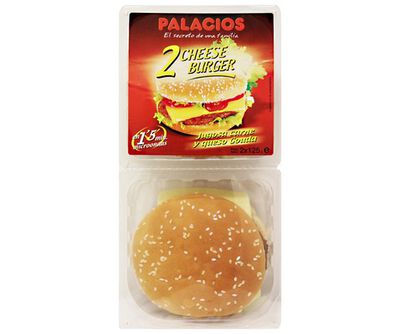 Hamburguesa cheese burguer Palacios pack 2
