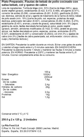 Kebab durum La Broche 250g