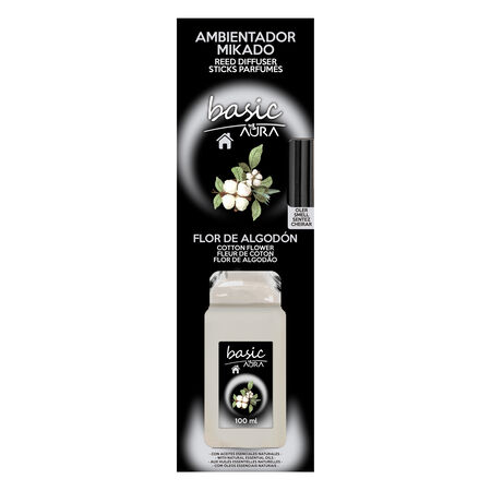 Ambientador mikado Basic Aura 100 ml Flor algodón