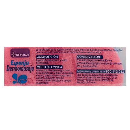 Esponja Bodyplus dermomasaje