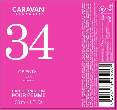 Eau de toilette Caravan mujer 30ml n&ordm;34