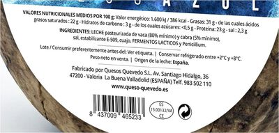 Queso azul adictivo Quevedo