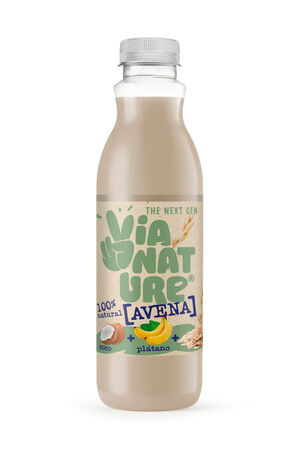 Bebida de avena, pl&aacute;tano y coco Vianature 750ml