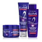 Mascarilla capilar reconstructora Elvive 250ml violeta