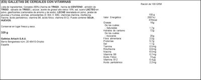 Galleta Dinosaurus artiach 329g