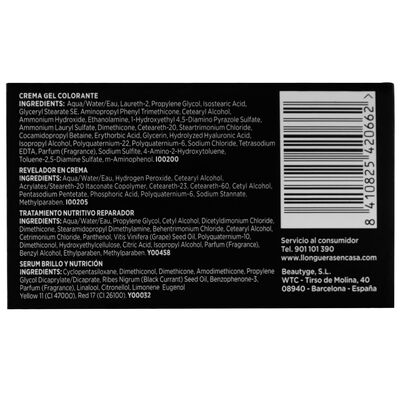 Tinte de cabello Llongueras Color Advance nº 6.6 caoba rojo