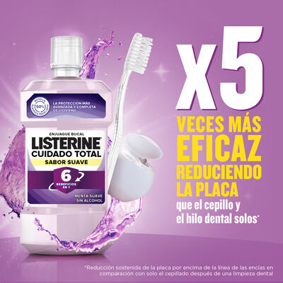 Enjuague bucal Listerine 500ml Cuidado Total