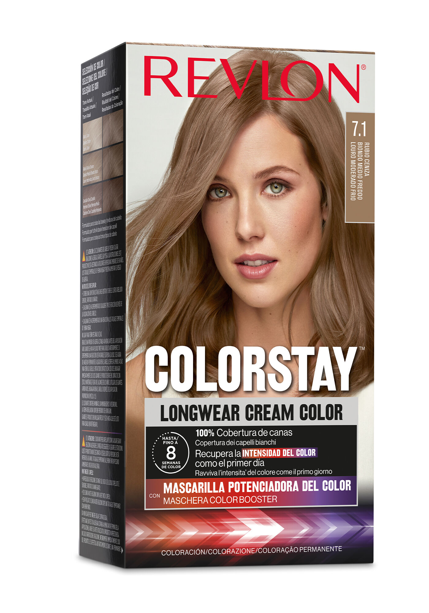 Tinte Para El Cabello Revlon Colorstay Nº 7.1 Rubio Ceniza