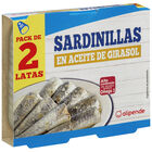 Sardinilla en aceite de girasol Alipende 62g