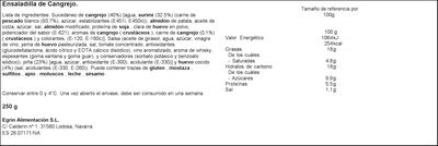 Ensaladilla ensalandia 250g cangrejo