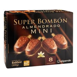 Helado bombón mini Alipende 8 uds almendrado