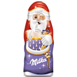 Chocolatina figura papá noel Milka 45g