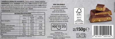 Pralin&eacute; de crema de cacahuete Alipende 150g
