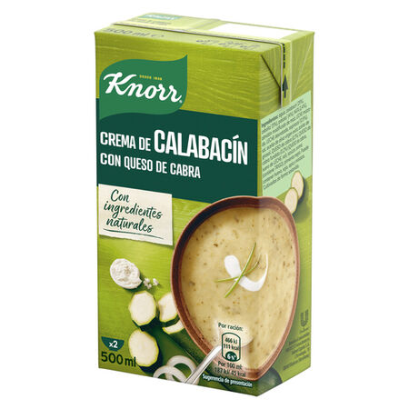 Crema Knorr 500ml calabacín con queso de cabra
