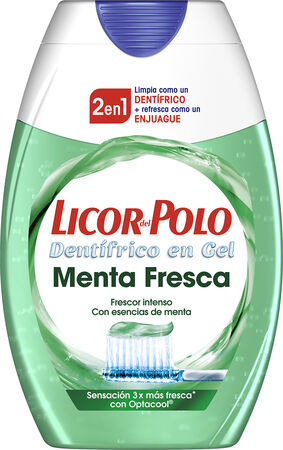 Pasta dental Licor del Polo 2 en 1 75 ml Menta