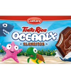 Bizcochito Tostarica Cuétara Oceanix leche y chocolate pack 5