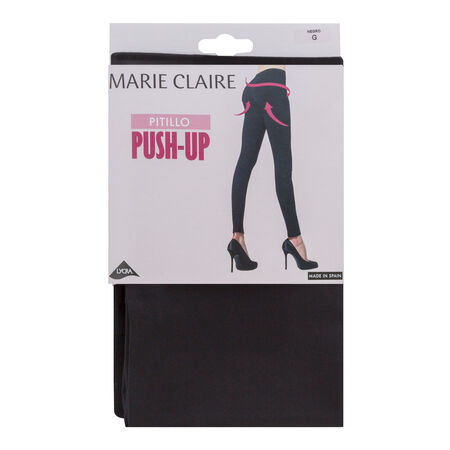 Leggings pitillo push up Marie Claire talla grande negro
